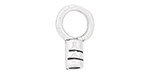 Starman Sterling Silver Essentials : Basic Crimp With Large Loop 10 x 6mm