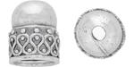 Starman Sterling Silver : End Cap w/ Fancy Scroll Design