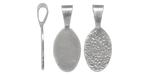Starman Sterling Silver :  Glue-On Jewelry Bail, Oval, Medium