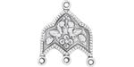 Starman Sterling Silver : Floral Focal Link