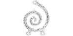 Starman Sterling Silver : 3/4 Spiral Center Link w/ 3 Loops