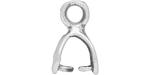 Starman Sterling Silver : Small Pinch Bail w/ Loop