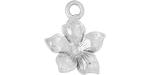Starman Sterling Silver : Small Five-Petal Flower Charm