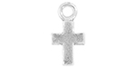 Starman Sterling Silver Religious : Small Cross Charm - 11.5 x 6mm