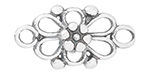 Starman Sterling Silver Essentials : Open Flower-Like Link 14.5 x 8mm