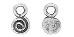 Starman Sterling Silver :  Charm, Tiny Spiral 6.5 x 3.5mm