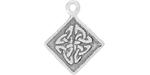Starman Sterling Silver : Celtic Knot Diamond Charm