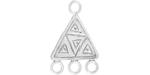 Starman Sterling Silver :  Triangle 3-to-1 Link