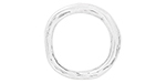 Starman Sterling Silver Essentials : Organic Small Round Link 9.5 x 9mm