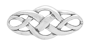 Starman Sterling Silver :  Oval Celtic Link 9.5 x 21mm