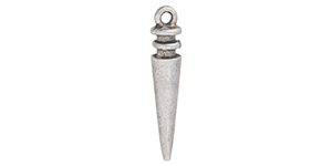 Starman Sterling Silver : Pendulum Pendant 23 x 4.5mm