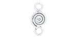 Starman Sterling Silver Essentials : Swirl Link 13 x 3mm