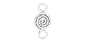 Starman Sterling Silver Essentials : Swirl Link 13 x 3mm