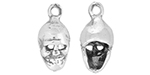 Starman Sterling Silver : Small Skull Charm