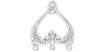 Starman Sterling Silver : Heart Chandelier