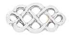 Starman Sterling Silver Essentials : Criss-Cross Link 14 x 7mm