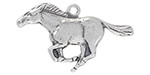 Starman Sterling Silver : Running Horse Charm