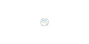 PRESTIGE 2058 SS7 Rose Enhanced Flatback White Opal