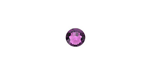 PRESTIGE 2058 SS9 Rose Enhanced Flatback Amethyst