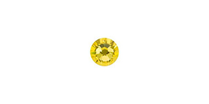 PRESTIGE 2058 SS9 Rose Enhanced Flatback Citrine