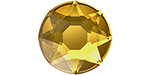 PRESTIGE 2078 SS34 Rose Hotfix Flatback Golden Topaz