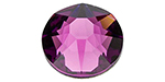 PRESTIGE 2088 SS34 Rose Enhanced Flatback Amethyst