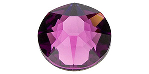 PRESTIGE 2088 SS34 Rose Enhanced Flatback Amethyst