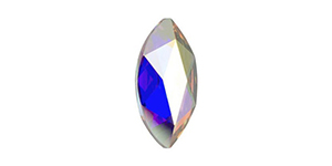 PRESTIGE 2201 14mm Marquise Hotfix Flatback Crystal AB