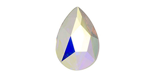 PRESTIGE 2303 14mm Pear Flatback Crystal AB