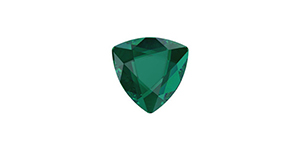 PRESTIGE 2472 10mm Trilliant Flatback Emerald