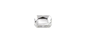 PRESTIGE 2602 8mm Emerald Cut Hotfix Flatback Crystal