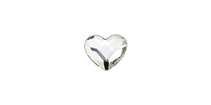 PRESTIGE 2808 6mm Heart Flatback Crystal