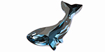 PRESTIGE 4047 23mm Whale Breaching Fancy Stone Montana Blue