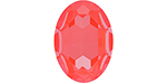 PRESTIGE 4127 30mm Oval Fancy Stone Crystal Orange Ignite