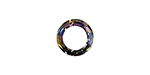 PRESTIGE 4139 14mm Ring Crystal Volcano