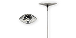 PRESTIGE 4227 32mm Eye Fancy Stone Crystal Flower Pin