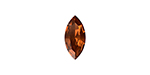 PRESTIGE 4228 15mm Navette Fancy Stone Smoked Amber