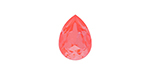 PRESTIGE 4320 18mm Pear Fancy Stone Crystal Orange Ignite