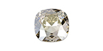 PRESTIGE 4470 12mm Cushion Fancy Stone Crystal Silver Shade