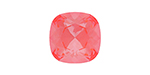 PRESTIGE 4470 12mm Cushion Fancy Stone Crystal Orange Ignite