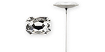 PRESTIGE 4627 37mm Mystic Fancy Stone Crystal Flower Pin