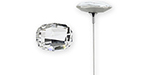PRESTIGE 4795 28mm Graphic Fancy Stone Crystal Flower Pin