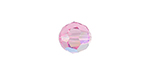 PRESTIGE 5000 6mm Faceted Round Light Rose AB