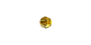 PRESTIGE 5000 4mm GOLDEN TOPAZ Classic Round Bead