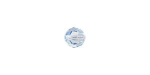 PRESTIGE 5000 6mm CRYSTAL BLUE SHADE Classic Round Bead