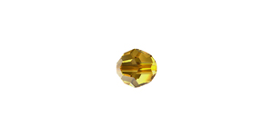 PRESTIGE 5000 6mm GOLDEN TOPAZ Classic Round Bead