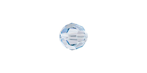 PRESTIGE 5000 8mm CRYSTAL BLUE SHADE Classic Round Bead