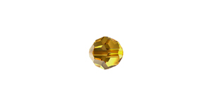 PRESTIGE 5000 8mm GOLDEN TOPAZ Classic Round Bead