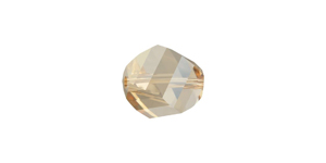 PRESTIGE 5020 8mm CRYSTAL GOLDEN SHADOW Helix Bead