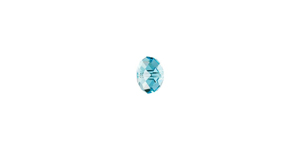 PRESTIGE 5040 8mm LIGHT TURQUOISE Rondelle Bead